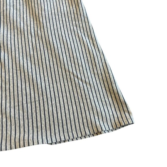 Boden Janie Stripe A-Line Dress Navy Grey Pockets 3/4 Sleeves Size 10L Women's - Picture 6 of 12